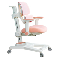 Bureau d'étude ergonomique pour enfants, table de lecture pour l'école à domicile, chaise réglable en hauteur avec roulettes, chaises en plastique modernes pour enfants
