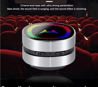 Portable dent Mini haut-parleur RGB LED éclairage sans fil TWS fonction basse Audio musique alimenté par batterie dent Mini haut-parleur