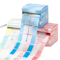 Sacs de papeterie Kawaii pour livres de lecture et de mémo, en PET, autocollants, autocollants, transparents et mignons