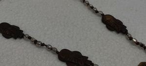 สร้อยคอรูปมงกุฎประดับด้วยหินทำมือและไข่มุกเทียม ดีไซน์ทันสมัยสำหรับผู้หญิง ประดับด้วยหินอาเกต เหมาะสำหรับงานปาร์ตี้ - Product Image 5