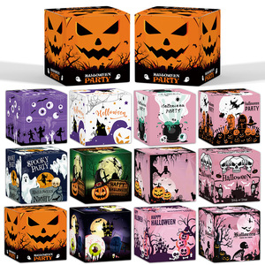 Halloween Trick or Treat Goodie Candy Snack Packaging Gift <b>Box</b> Luxury Party Decoration Gift Container Favor Paper Boxes for <b>Kids</b> - Product Image 1