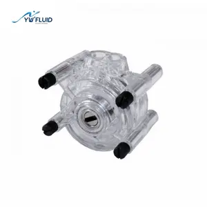 YWfluid Large flow Micro peristaltic pump head flow range 0~2360ml/min with 6/10 rollers used for liquids transfering and dist