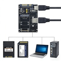 Tarjeta Adaptadora de SSD Key B-M a 6Gbps para Convertidor de Interfaz de Escritorio y Portátil con Velocidad de Transmisión Personalizable