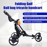 Chariot de golf électrique en gros, 3 roues, batterie lithium 36 trous, capacité de montée 30 degrés, moteur 360W, télécommande, usage intensif, location