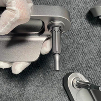 Poignée de déverrouillage du capot et du couvercle du moteur en alliage d'aluminium pour Audi TT TTS TTRS MK2 08-17