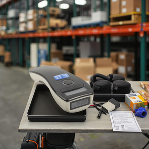 HBS-600B पोर्टेबल 2 डी वायरलेस बारकोड स्कैनर दिया गया डिस्प्ले हाई स्पीड डिकोडिंग हैंडहेल्ड 2.4g usb बारकोड रीडर स्टॉक - Product Image 1