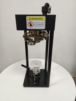 Machine de scellage haute fréquence manuelle pour canettes en acier inoxydable et PET, scelleuse de canettes pour boissons et produits chimiques, facile à utiliser pour canettes de soda, bière et jus