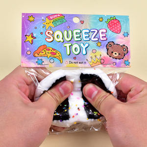 Jouet Squishy en forme de Biscuit de Simulation, Jouet Anti-Stress à Rebond Lent en TPR pour Enfants - Product Image 6
