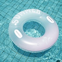 Bouée de natation gonflable pour adulte, épaissie, double chambre à air, anti-retournement, en PVC écologique, jouet aquatique