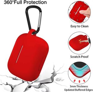 Funda Protectora de Silicona a Prueba de Golpes para Pro 2, Compatible <span class=keywords><strong>con</strong></span> Carcasa LED Visible Roja y Soporte de Mosquetón - Product Image 3
