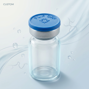 Flacon en verre borosilicate de 3 ml avec bouchon en caoutchouc, capuchon en aluminium, emballage en carton thermoscellé pour infusion - Product Image 1