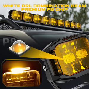 Barre lumineuse à haute puissance 122W, longue portée, avec des pods LED de 5 pouces et 270° °   Technologie de tir latéral pour SUV tout-terrain - Product Image 2