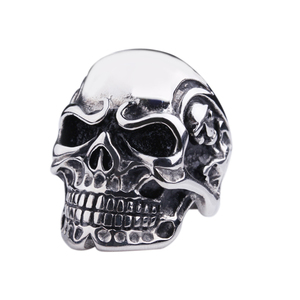 Ready to Ship Punk Style Stainless Steel Biker Skull <strong>Gothic</strong> <strong>Rings</strong> - Product Image 1