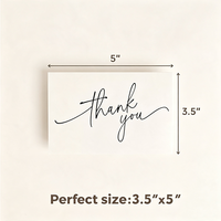 Enveloppes Kraft et Cartes de Remerciement avec Autocollants – Lot Personnalisé pour Mariages, Entreprises et Baby Showers