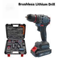 ZHIXIN 21V Rechargeable haute puissance Impact perceuse à main batterie au Lithium ensemble d'outils multi-fonctionnel ménage tournevis électrique