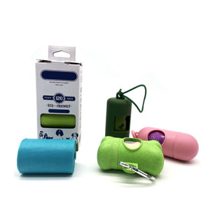 Bolsas Compostables Ecológicas RDY para Desechos de Mascotas, <span class=keywords><strong>15</strong></span> Micras de Grosor, 23x33cm, Sin Perfume, Tipo Rollo, Material Plástico, Bolsas para Excremento de Perros - Product Image 3