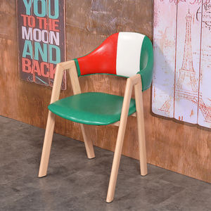 Chaises modernes <span class=keywords><strong>en</strong></span> cuir et <span class=keywords><strong>en</strong></span> fer Tables et chaises de restaurant sur le thème Chaises d'hôtel de luxe Meubles de restaurant Western Fast Food - Product Image 1