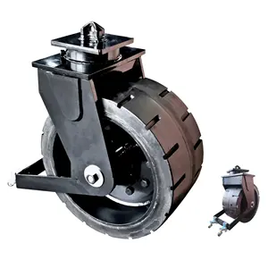 S-S 24 28 Inch Iso Shipping Container Caster Wheels For Offroad Application