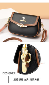 New Fashion Crossbody <b>Bag</b> <b>Large</b> Capacity <b>Shoulder</b> <b>Bag</b> Soft Leather Women's Handbag Designer Senior Luxury Crossbody <b>Bag</b> - Product Image 3