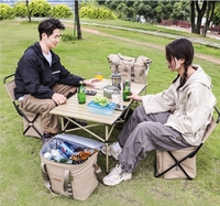 Sac isotherme-30 litres Cool Lunch Bag Box Garder au chaud et au froid, étanche, avec sangles de transport, pour le camping, le pique-nique