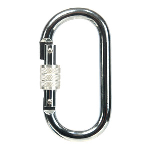 Zhongyu Rope Net <b>Belt</b> O-Type Steel Lock 30KN Alloy Steel Manual Locking For Power Industry Mountaineering High-Altitude <b>Work</b> - Product Image 5