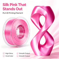 MEIJIMEI Dual Color Zijde PLA Filament Ultra Hoge Snelheid 1.75mm Gladde Glansafwerking FDM 3D Printers 190/230°C 1kg