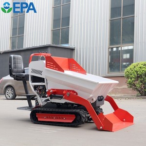 1200kg Hydraulic Self Loading 13.5HP Gasoline Powered Mini Crawler <b>Dumper</b> - Product Image 6