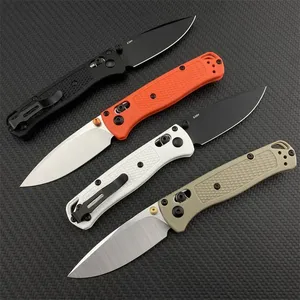 Couteau de poche pliable BM 533-3 MINI Bugout en nylon avec poignée en fibre ondulée, verrouillage à axe, pour la défense personnelle, le <span class=keywords><strong>camping</strong></span>, la chasse, les outils EDC - Product Image 1