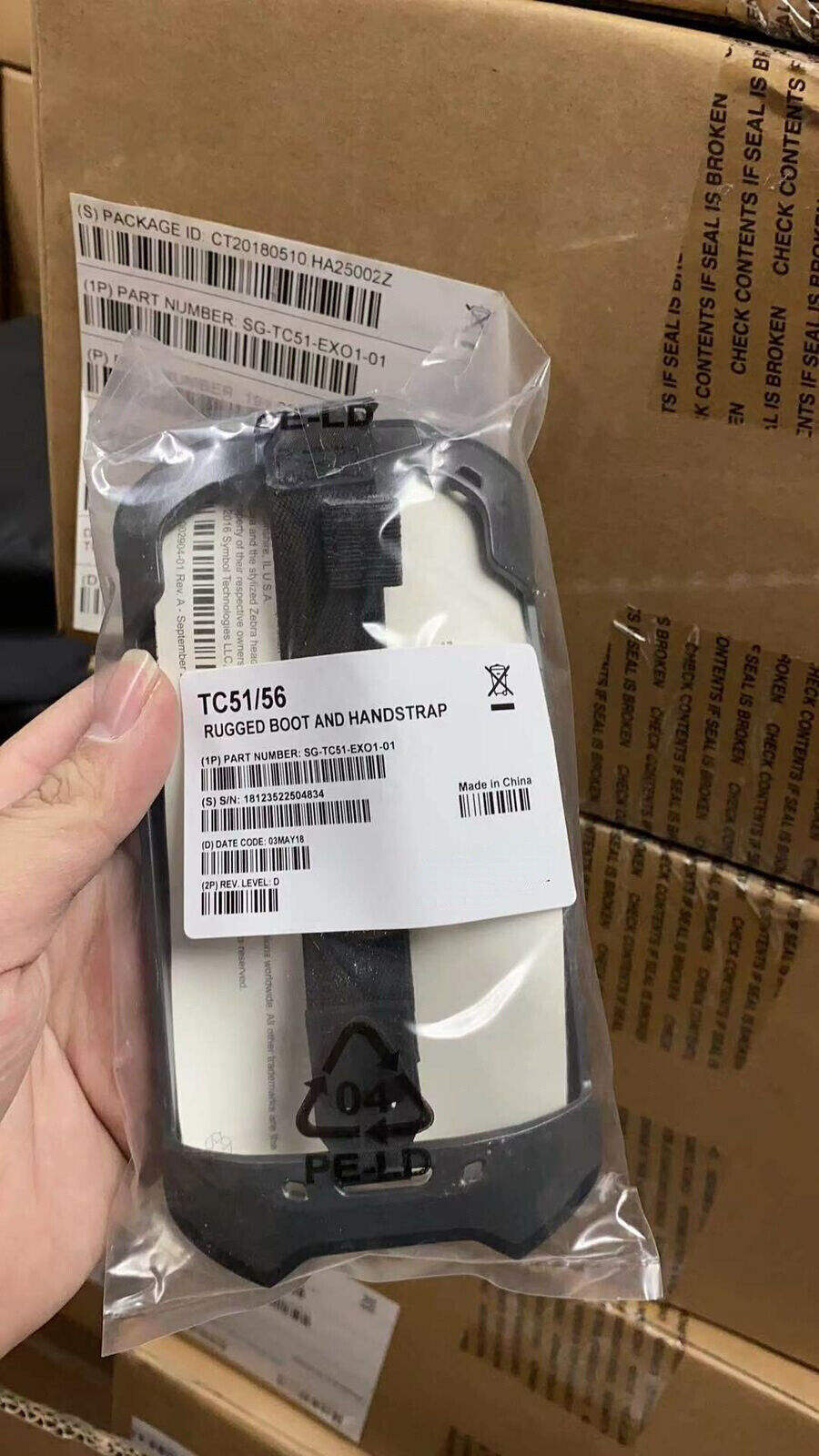 Case Rugged Zebra Funda Protectora Robusta Con Correa De Mano Para Zebra TC51, TC56, TC52, TC57 Tissot Touch Solar