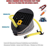 Pompe à air manuelle 1 bar 14,5 psi pour gonflage et dégonflage, compresseur d'air portable haute pression pour produits DWF
