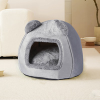 Lit pour animaux de compagnie pour chat et chien avec coussin