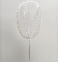 YOPIN-2878 Pétales géants en organza pour décoration de scène de mariage, fleurs en gaze faites à la main