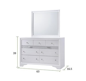 Modern Queen 5 Pc Solid Wood Hand Carved Soft <b>Bed</b> Storage Bedroom Set in White - Product Image 3