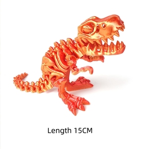 Modelo de Dinosaurio Tiranosaurio Rex Impreso en 3D, Articulado, Giratorio, Juguete Antiestrés, Regalo para Servicios de Prototipado Rápido - Product Image 6