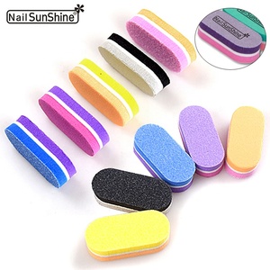 Nail SunShine Professional Nail File Custom Private Label 100/180 Sponge Mini Nail File