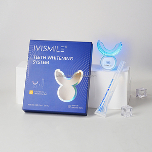 Kit Sbiancante per Denti con Timer Intelligente Rosso-Blu, 32 LED, Ricarica Magnetica Wireless, Approvato CE/CPSR/SGS, con Penna Gel da 25 ml <span class=keywords><strong>Pro</strong></span> - Product Image 4