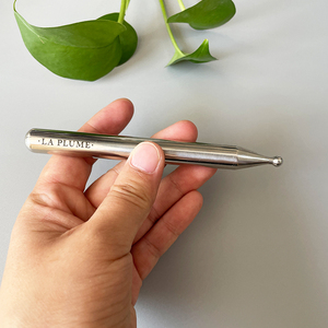 LOGO personalizzato in acciaio inox manuale penna agopuntura per il viso e il corpo riflessologia in acciaio inox penna strumento di massaggio manuale dolore - Product Image 1
