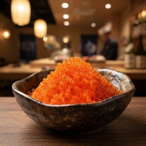 Tobiko Peruano Congelado de 2mm, Textura Explosiva, para Restaurantes Japoneses, Certificado HACCP, Exportación a Granel - Product Image 1