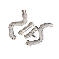 Hochwertiges Direktauspuff-Header-System aus Edelstahl 304 mit Downpipe für Mercedes-Benz S560 W222 4.0T M176 V8 LHD zur Leistungssteigerung