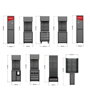 Ensemble complet d'outils <span class=keywords><strong>de</strong></span> <span class=keywords><strong>jardin</strong></span> pour l'entretien des véhicules, armoire <span class=keywords><strong>de</strong></span> rangement, Table d'établi en acier inoxydable - Product Image 6