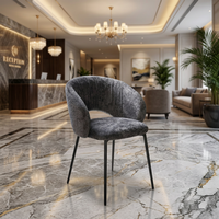 Fauteuil d'appoint en tissu touffeté à imprimé léopard, design ergonomique moderne pour salon, salle à manger, bureau à domicile