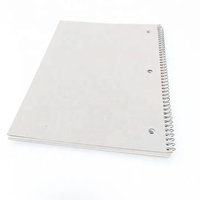 Livre d'exercices à Pages personnalisées, cahier à Logo personnalisé, cahier à spirale unique, vente en gros