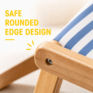 Chaise de plage en bois massif, chaise longue pliante d'extérieur, chaise de détente réglable pour le camping et la piscine - Product Image 6