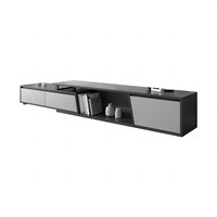 Meuble de salon Kejia, ensemble de table basse et de meuble TV en bois, style moderne et luxueux, meuble TV pour salon