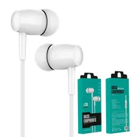 Écouteurs intra-auriculaires filaires stéréo L29 3,5 mm avec microphone et commandes intégrées pour le sport