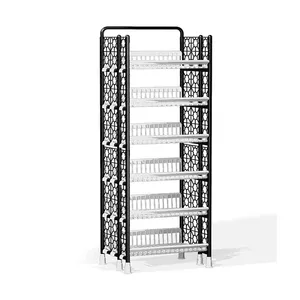 Wholesale Plastic Sturdy Premium Quality Rack Foldable & Portable Easy To Use Kitchen & Home Storage Uses Rack Space Multi Color