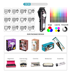 PRITECH Hot thiết kế mới có thể sạc lại râu tông đơ không dây tóc Clipper cho nam giới - Product Image 5