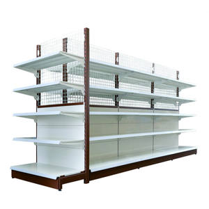 Thép Chất Lượng Cao Siêu Thị Nửa Vòng Đầu Kệ/Gondola Kệ/Siêu Thị Thiết Bị - Product Image 6