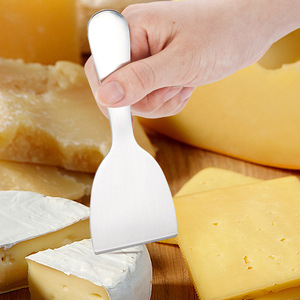 Juego de cuchillo y espátula para queso de acero inoxidable con tenedor para hornear y uso en la cocina, apto para lavavajillas, material 304 - Product Image 2