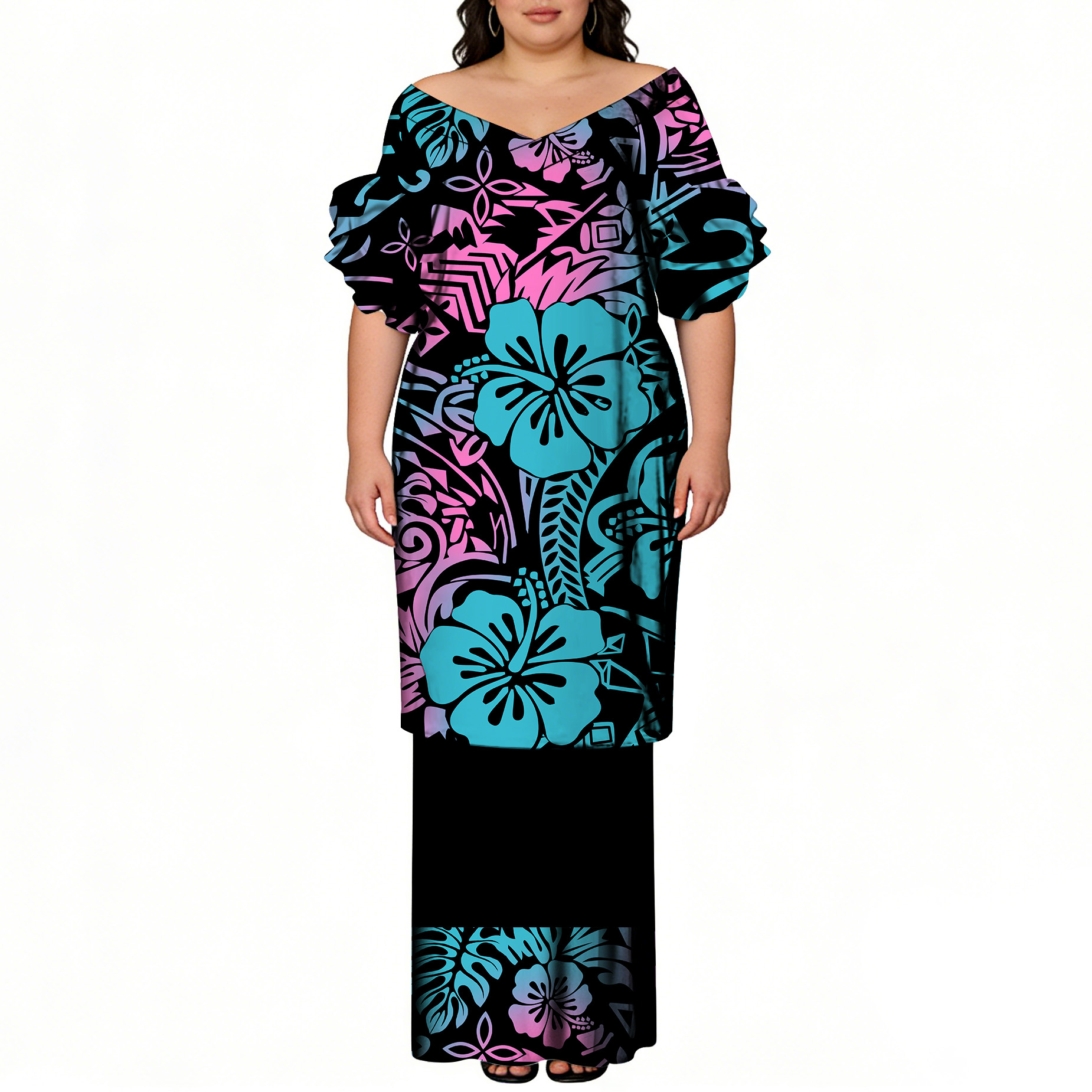 sachin and babi light blue dress Eliza J | Dresses | Eliza J Off The Shoulder 3d Floral Sleeve Navy Scuba  Crepe Blue Gown Size 8 main image 0